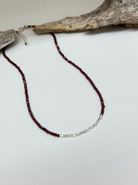 Le Candy Grenat argent S. Bucci Atelier créatif Candy grenat argent