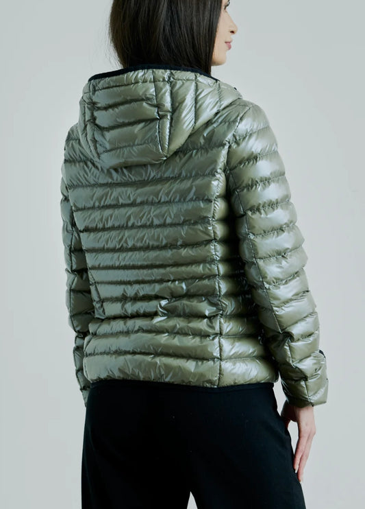 Manteau Elfy Olive vegan Eleven Elfs design Italien Elfy Olive Eleven Elfs Elfy