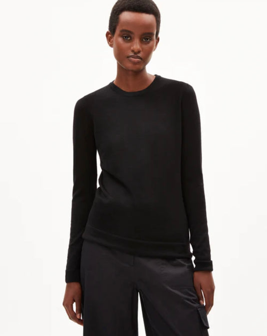 LAILAA black coton et lyocel bio Armed Angel Haut en coton bio LAILAA