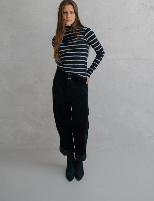 Haut à manches longues à rayures Penn & Ink W25F1720-STM