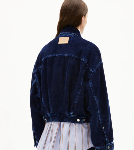PAASITHE INDIGO CORD Veste en jean en coton bio Armed Angel PAASITHE INDIGO CORD