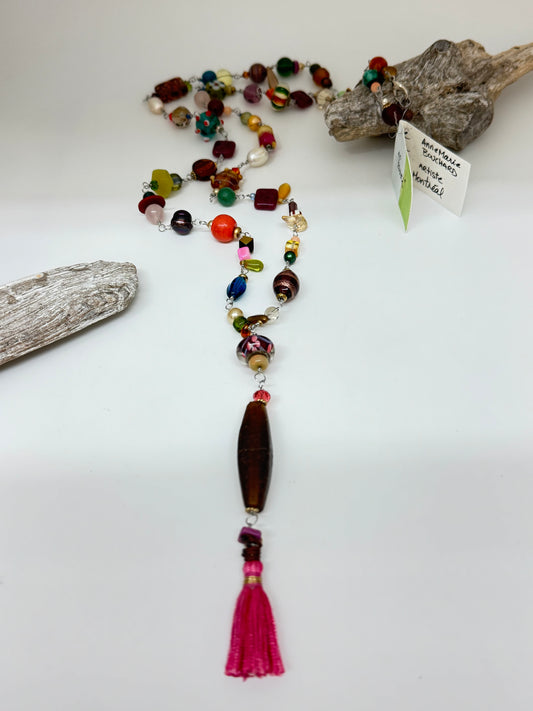 Collier Sohni semi-précieuse Fait main à Montréal