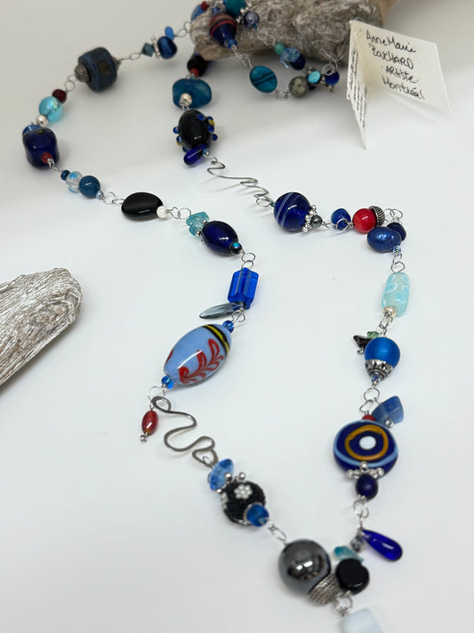 Collier Mistral semi-précieuse Fait main à Montréal