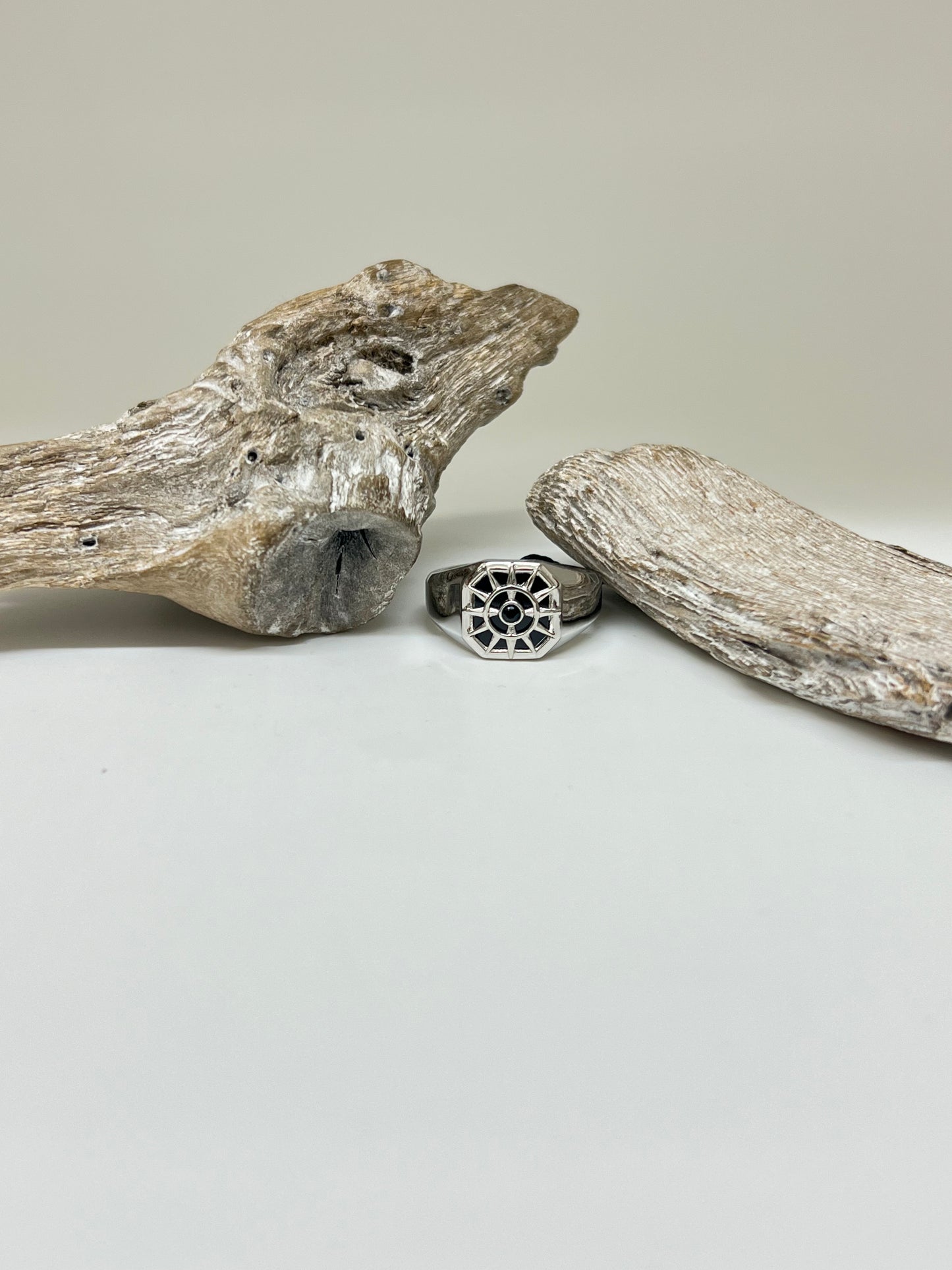 Bague en Acier inoxydable, dessinée par Arz Steel Montréal AS-R127