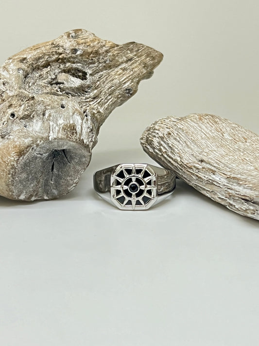 Bague en Acier inoxydable, dessinée par Arz Steel Montréal AS-R127