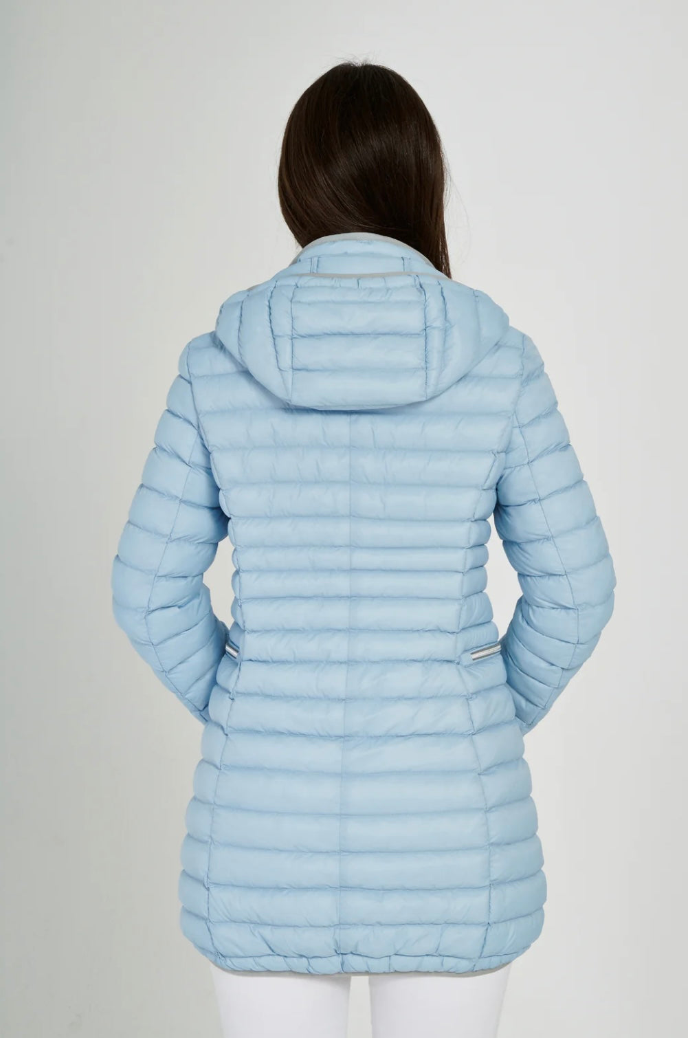 Manteau Shannon vegan Eleven Elfs design Italien Shannon light denim Eleven Elfs