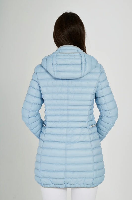 Manteau Shannon vegan Eleven Elfs design Italien Shannon light denim Eleven Elfs