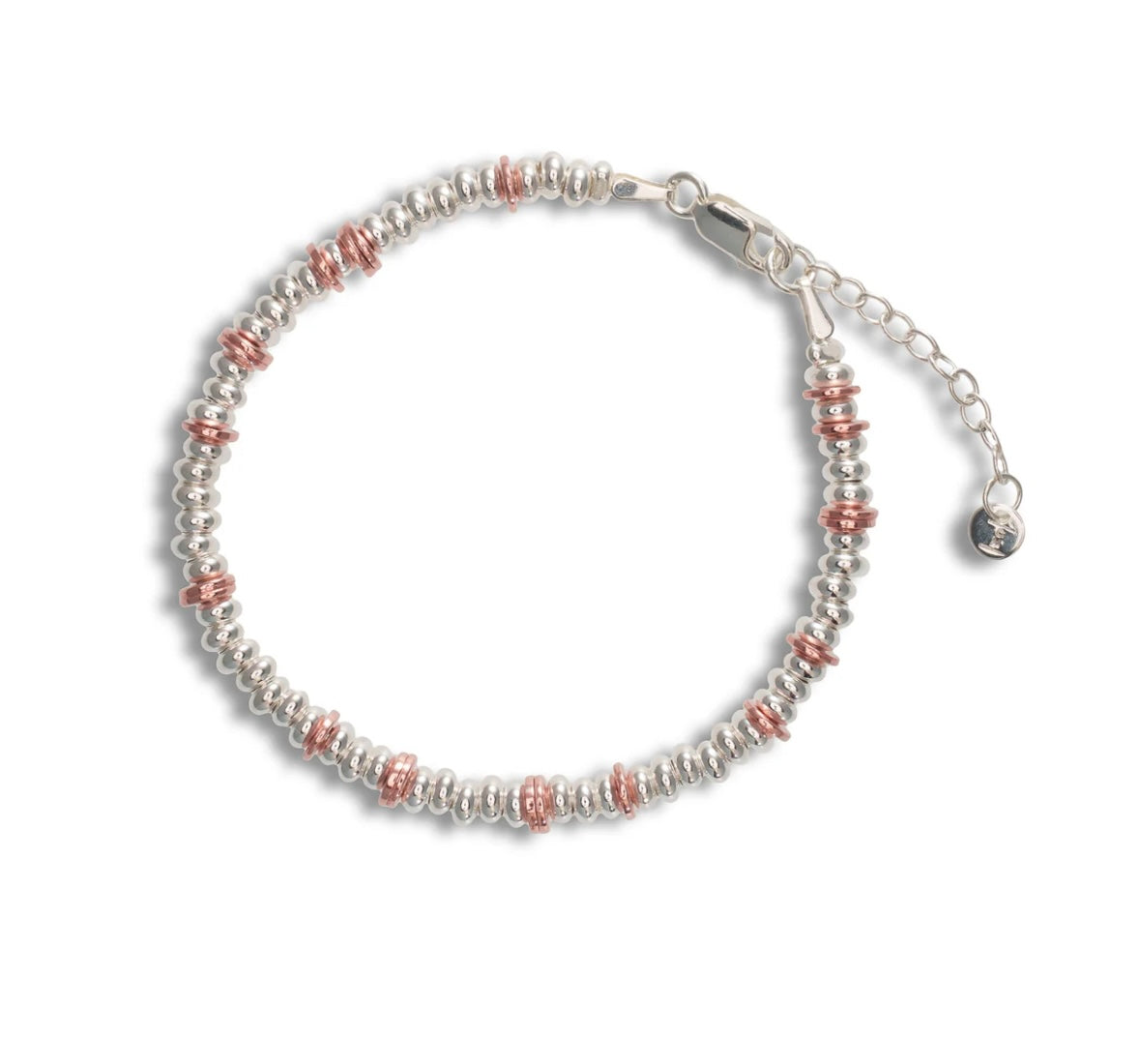 Bracelet Argent et Cuivre Stack40 Claudine Moncion Montréal Stack40