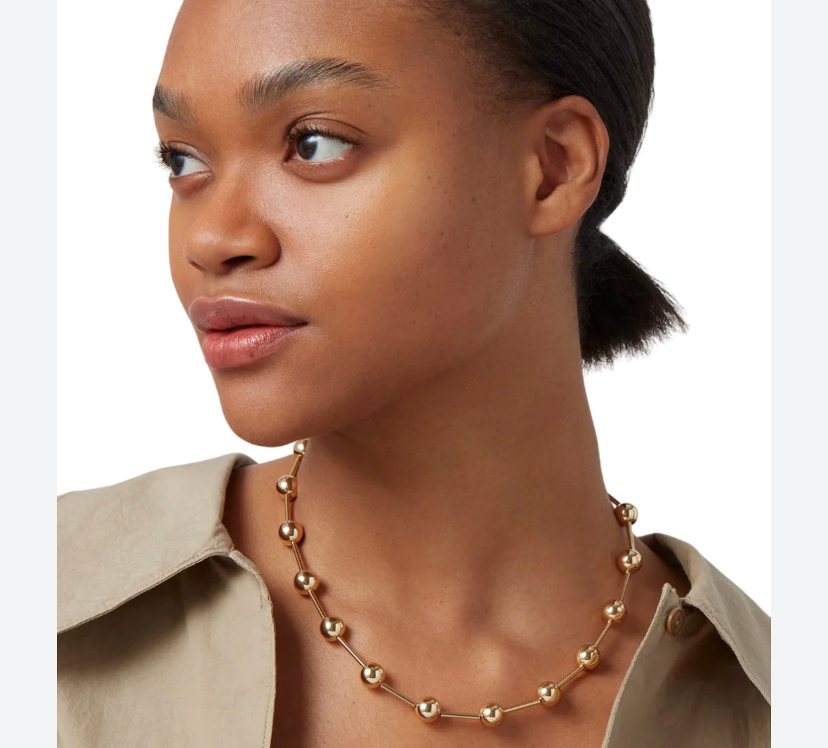 Celeste Necklace gold Jenny Bird Ontario Collier Celeste B1222-GLD