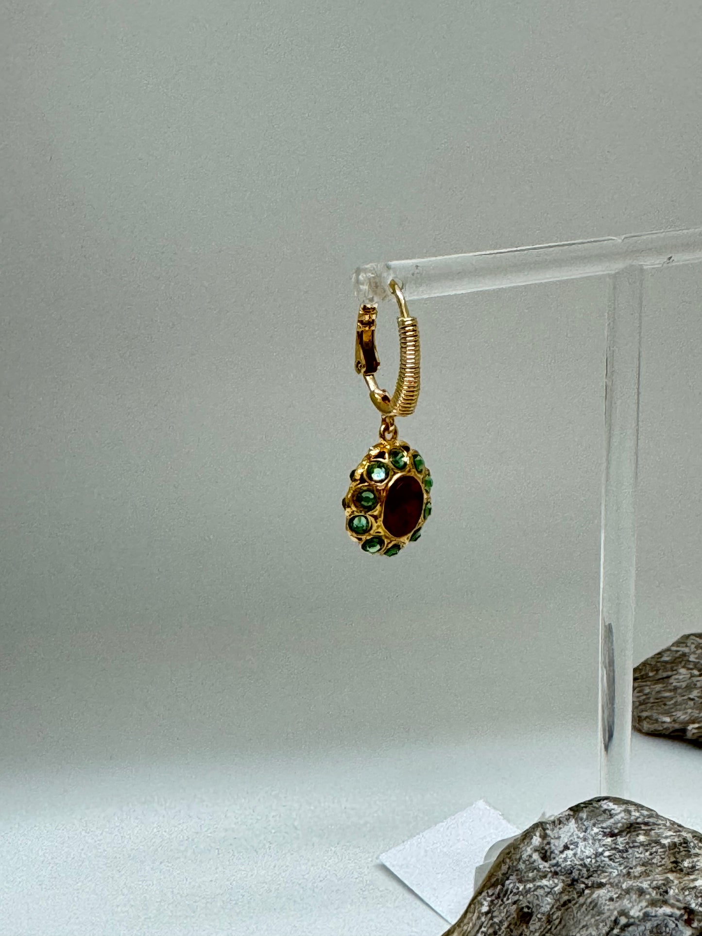 Boucles Tao Splash Fabriqué à la main à Marseille en France Gas bijoux Boucles Tao Splash