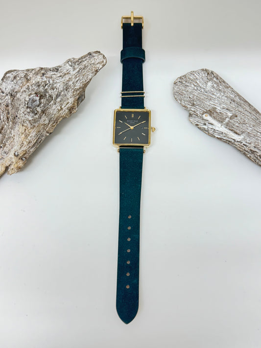 Montre Boxy Vert Forêt Noire Dessiné à Amsterdam/NY Boxy Vert Forêt Noire UGS QBFGG-Q031