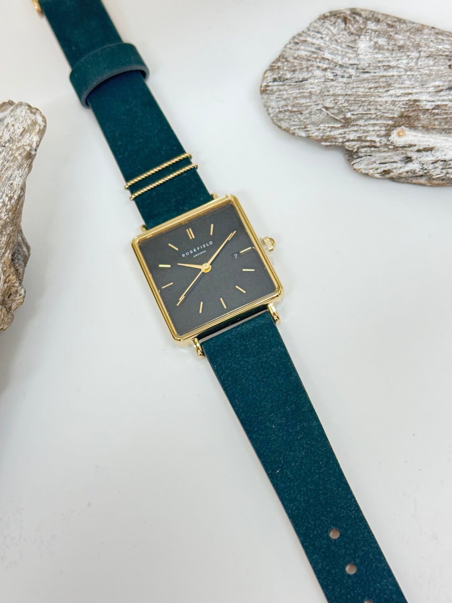 Montre Boxy Vert Forêt Noire Dessiné à Amsterdam/NY Boxy Vert Forêt Noire UGS QBFGG-Q031
