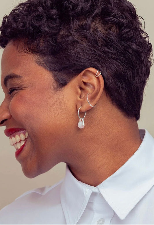 Lumineuse, boucles d'oreilles avec Amazonite Fait main à Montréal Véronique Roy Lumineuse