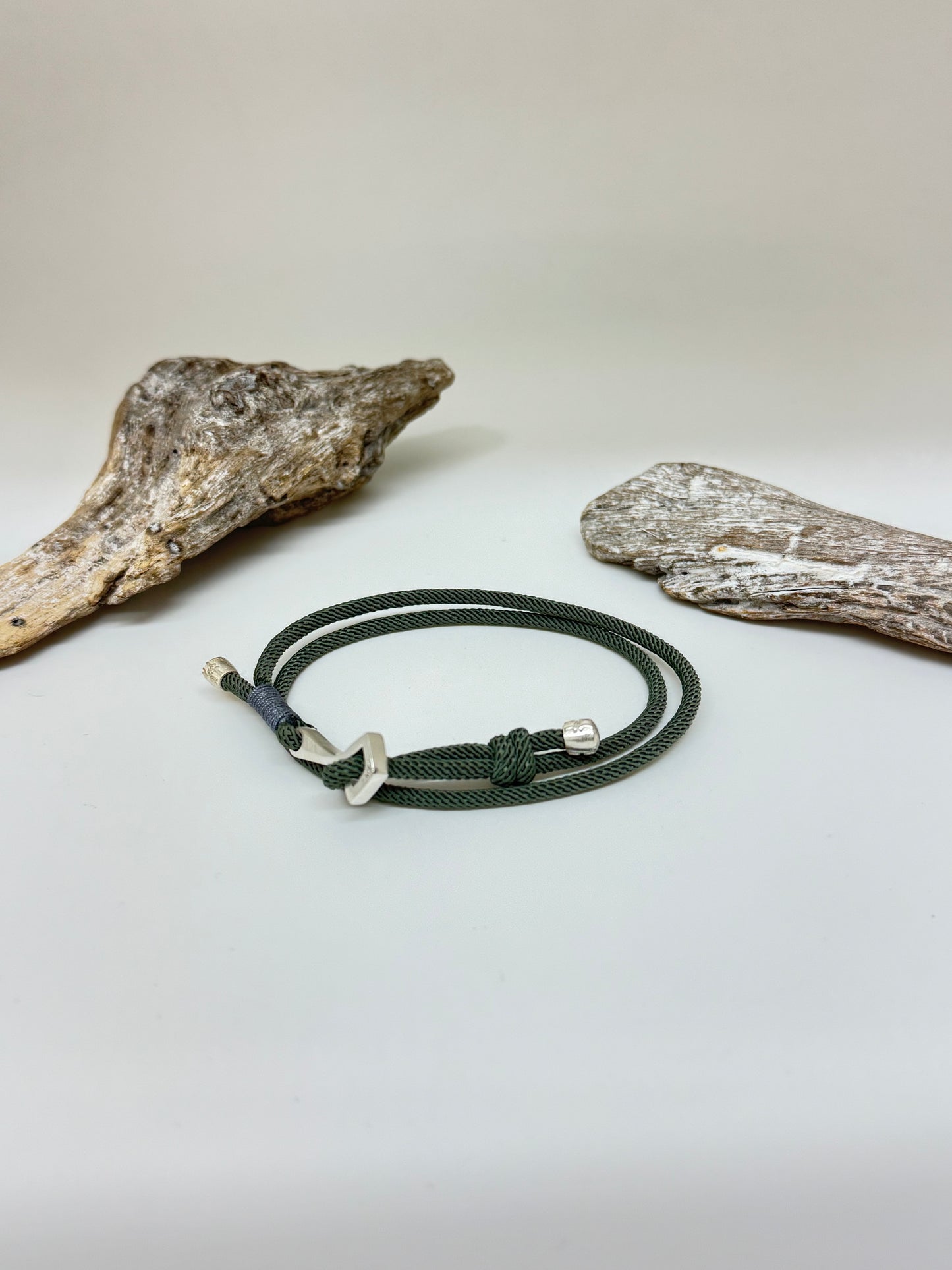 Sailing Knot Anchor vert sauge Bracelet Fait main en Turquie JuJu Sailing knot Anchor cci-698-m