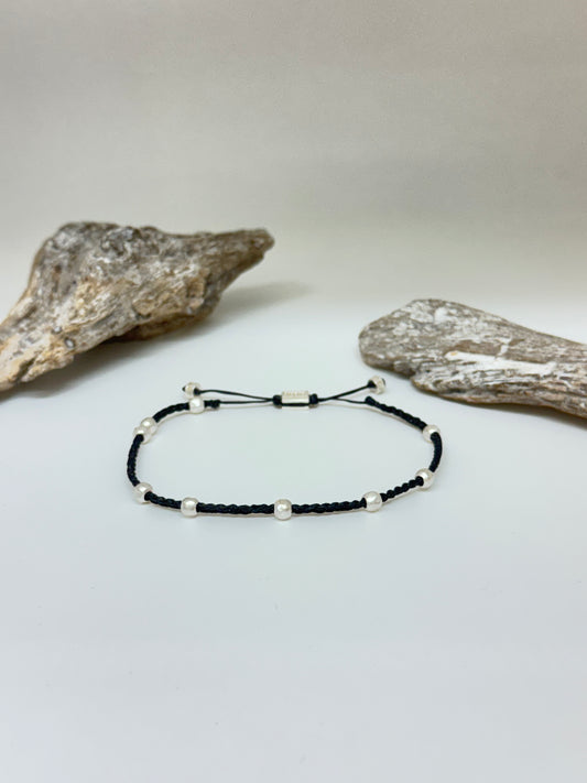 Bracelet rond noir Fait main en Turquie JuJu mood rond ccb-307-noir