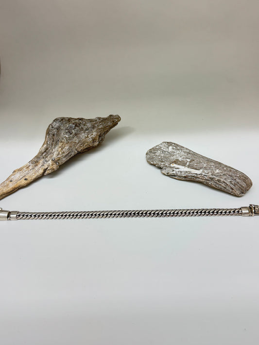 Bracelet gourmette homme en Argent 925 Fait par des Artisans de l’Indonésie Bracelet gourmette