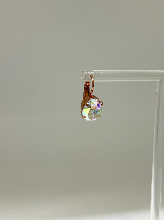 Boucles d'oreille en laiton plaqué Or rose avec Cristaux de Swarovski Mariana e-1023
