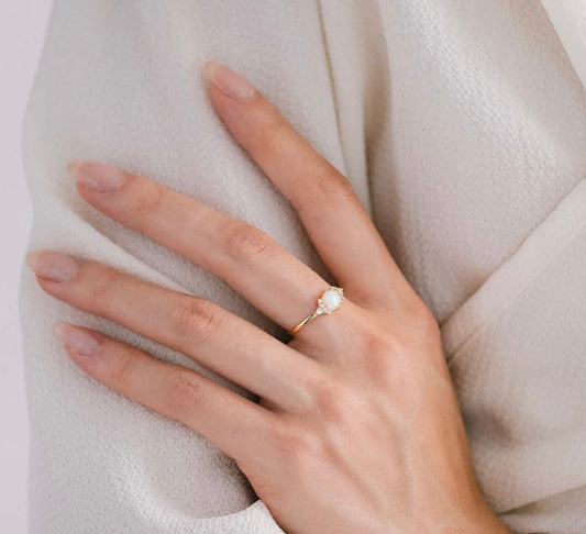 Bague Echo Laiton plaqué or Lovers Tempo Bague Echo