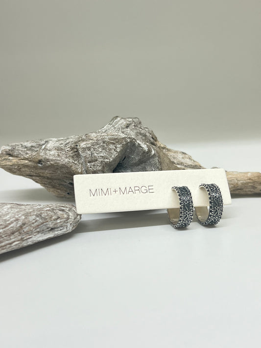 Anneaux Argent 925 Fait main à Vancouver Mimi Marge 11-e312