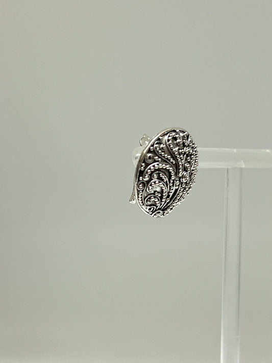 Boucles à clips Argent 925 Fait main par Artisans de l'Indonésie