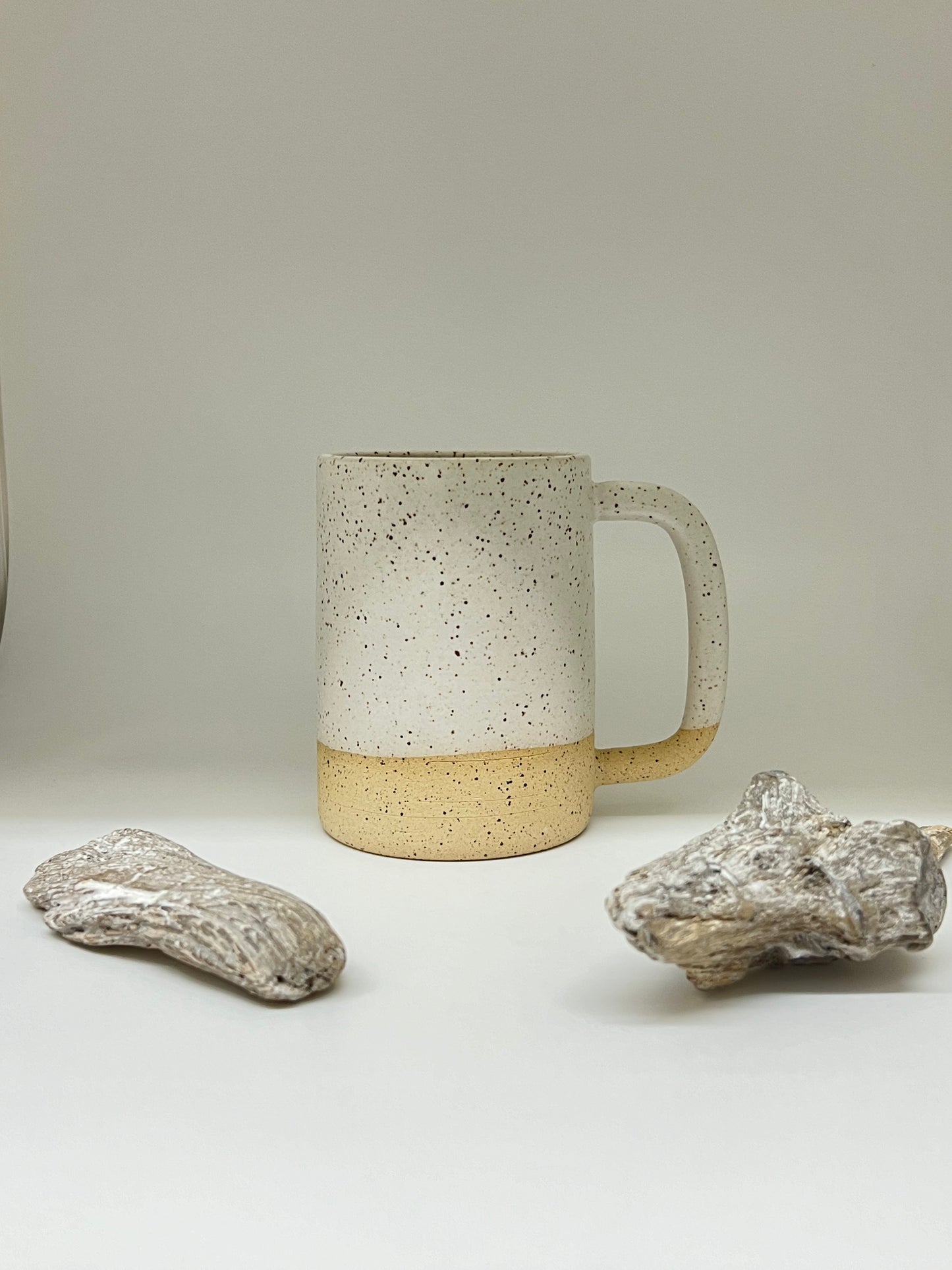 Tasse en céramique vanille 8 oz Kamouraska A&J Métissage Tasse 8 oz