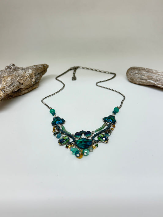 Collier Virentia réflexion émeraude AyalaBar