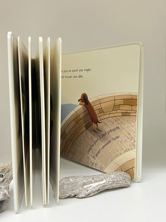 Otto le petit chien saucisse, dessiné à Londres