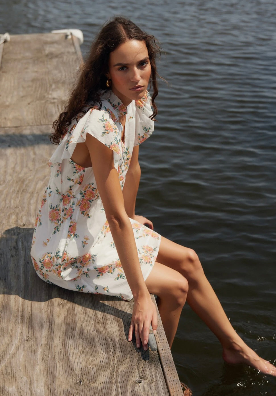 Robe Jorja dessinée à Montréal 100% coton matière naturelle Jorja D3310 Mélissa Nepton