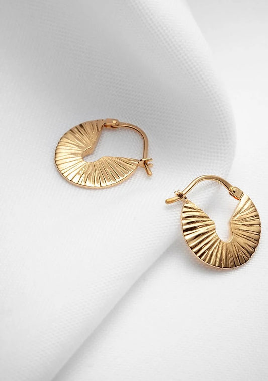 Dia boucles d'oreilles Vermeille