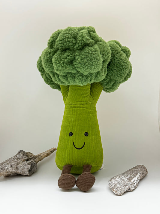 Amuseables Broccoli, peluche dessinée à Londres Amuseables Broccoli,Jellycat A2BROC