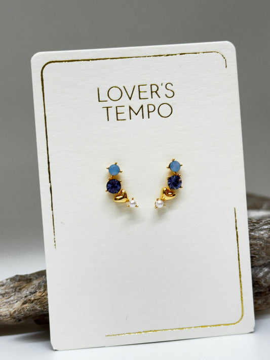 Boucles Amorette climber, dessinée à Vancouver. Lovers Tempo 1SP26009-BLU
