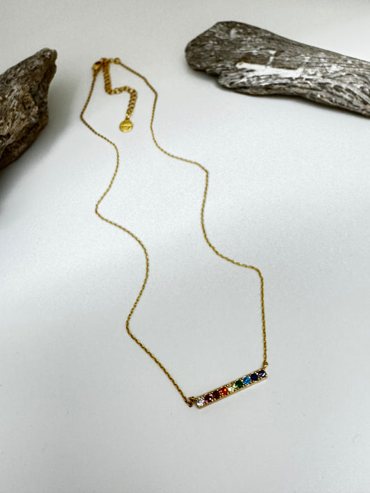 Pride Riot Bar Collier, dessinée à Vancouver Lovers Tempo 6FA24002-GLD