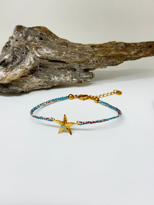 Bracelet ajustable simple étoile de mer - Summer Franck Herval 13-73293