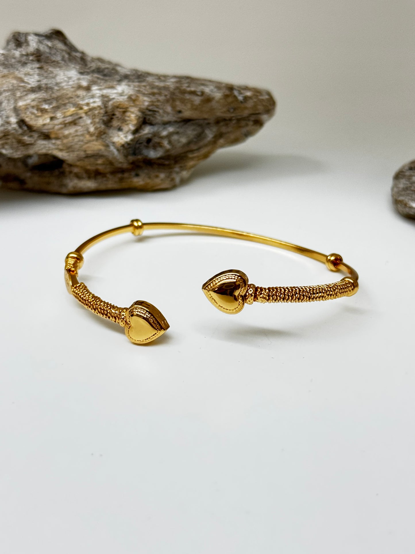 racelet Duality Amore Jonc Fabriqué à la main à Marseille en France Gas bijoux Bracelet Duality Amore Jonc