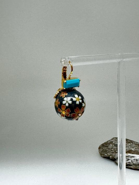 Boucles d'oreilles Decalcia Gris-Rose Gas Bijoux Marseille GAS Bijoux