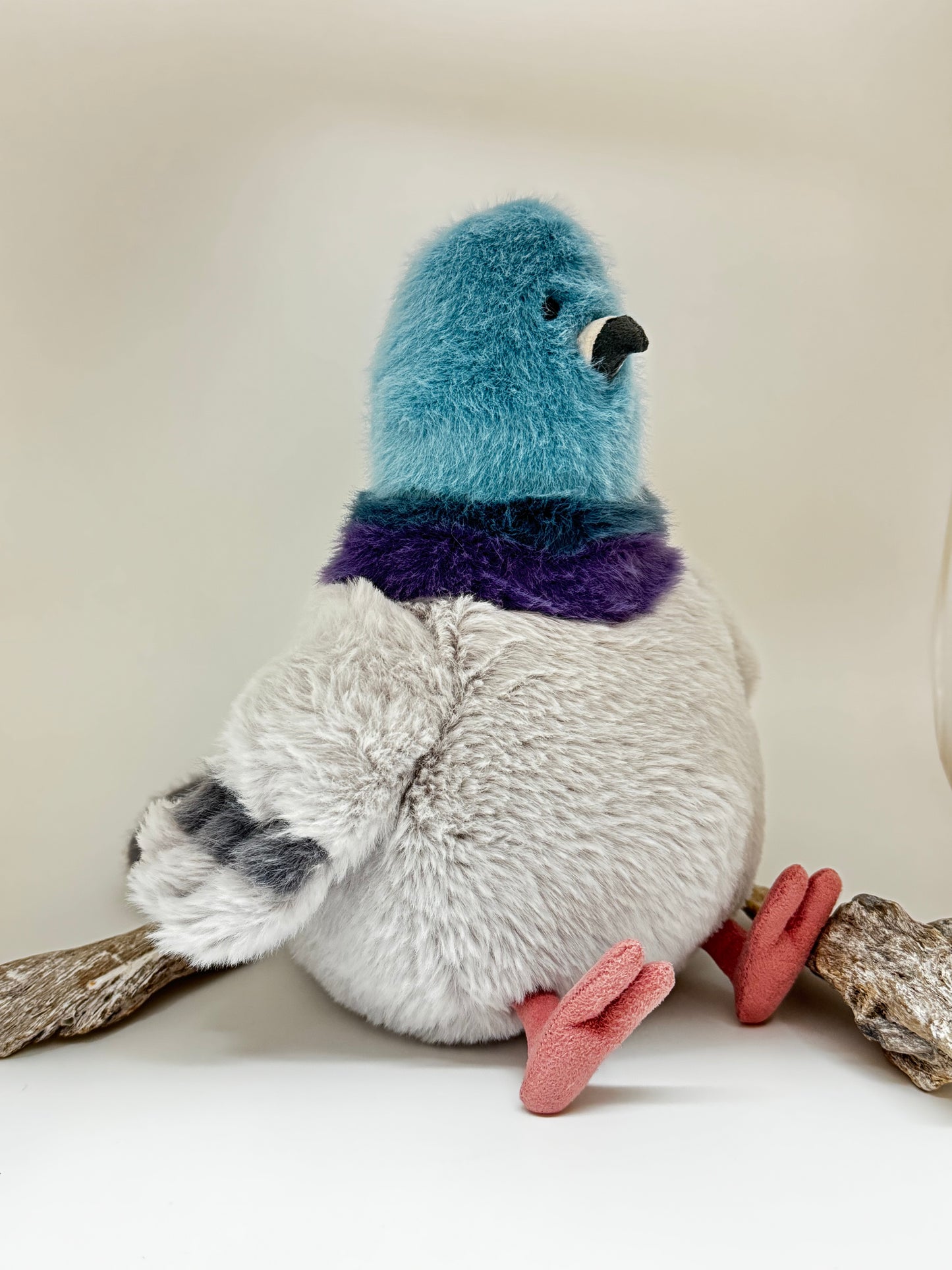 Strutton Pigeon peluche Jellycat dessinée à Londres Porte-clés Dragon Strutton Pigeon PIG3EONY