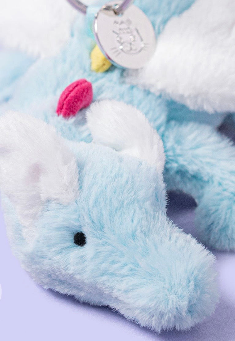 Porte-clés Dragon Céleste peluche dessinée à Londres Jellycat