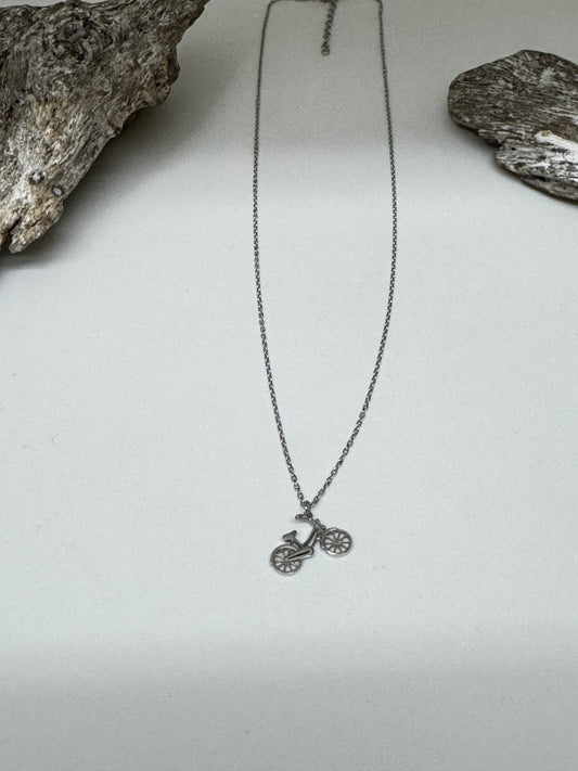 Collier bicyclette en Argent 925 Kurshuni