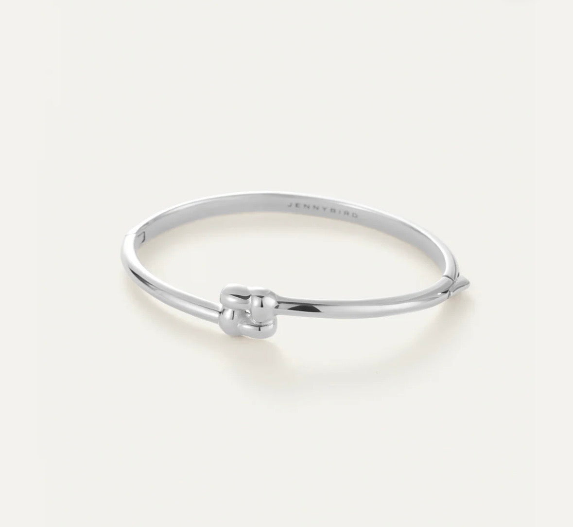 Slim Woven square bracelet silver Jenny Bird Slim Woven square bracelet JB2162-RHL-W