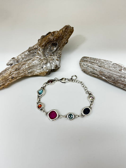 Bracelet Mosaico Multicolor Ciclon Fait à Madrid en Espagne Ciclon 257101-36-0