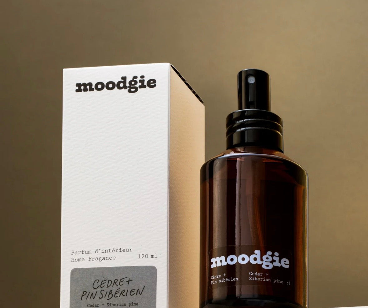 Parfum d'intérieur - Cèdre + Pin sibérien Moodgie Parfum d'intérieur - Cèdre + Pin sibérien