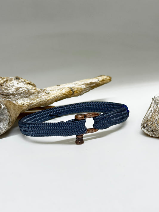 Vicious Vik - Slate Gray et Bronze Fait main à Amsterdam Pig&Hen Bracelet Vicious Vik - Slate Gray et Bronze