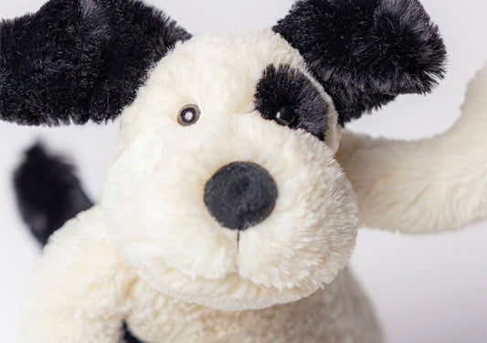Rufferty Puppy dessinée à Londres Jellycat Rufferty Puppy