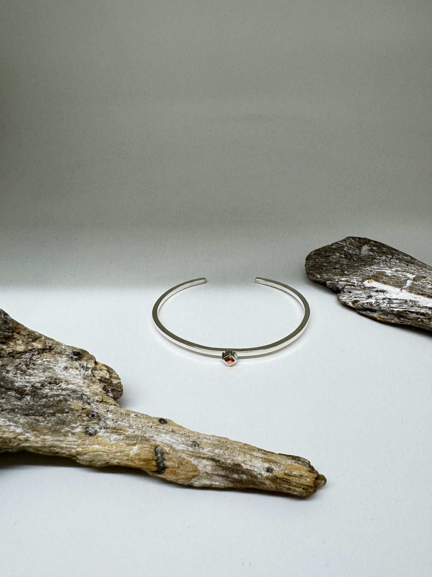 Bracelet Argent et Cuivre GEMS31 Claudine Moncion Montréal GEMS31