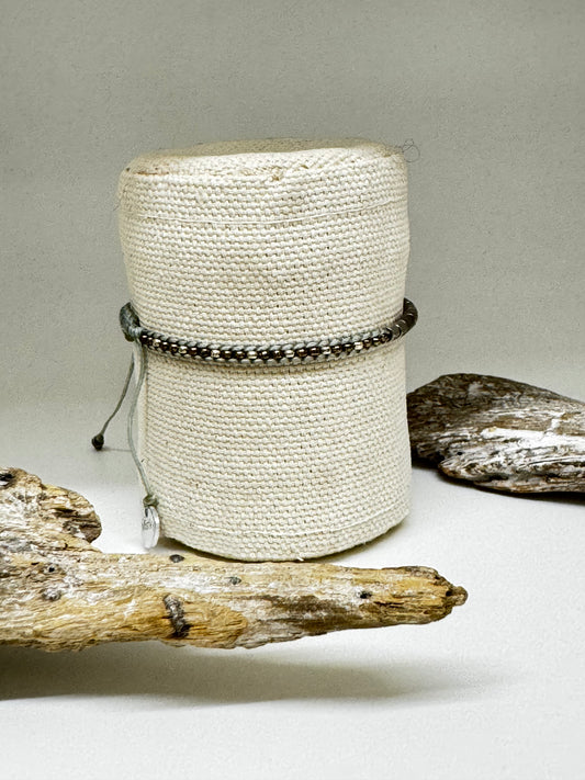 Bracelet Artisanal Perles Japonaise Miyuki argenté Mishky Fait en Colombie Bracelet Artisanal Perles Japonaise Miyuki rosé 112-3164