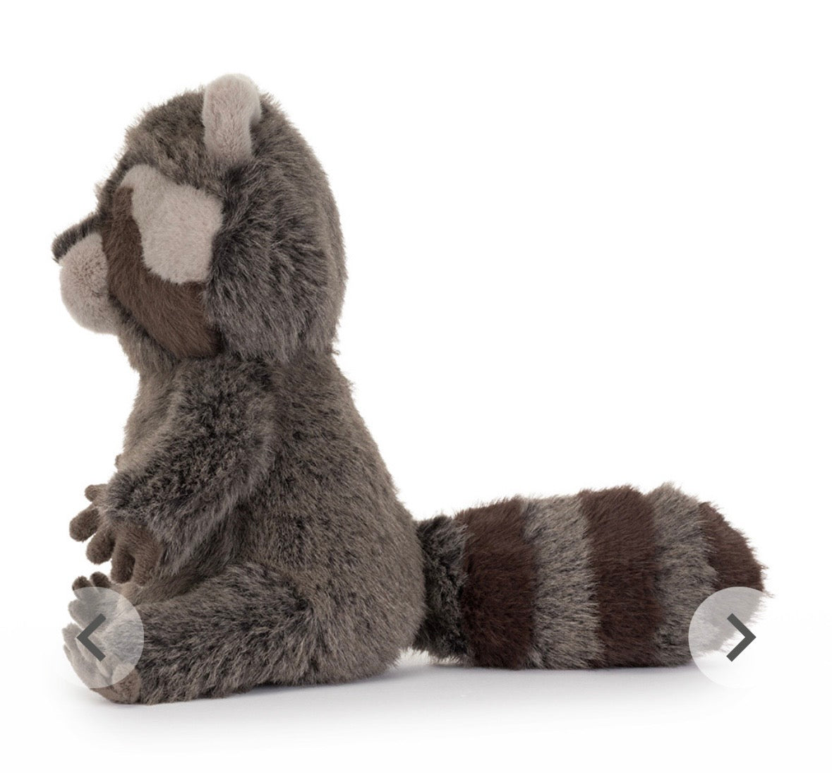 Trixiwoo racoon dessinée à Londres Jellycat dessinée à Londres Jellycat Trixiwoo raton laveur RA3CN