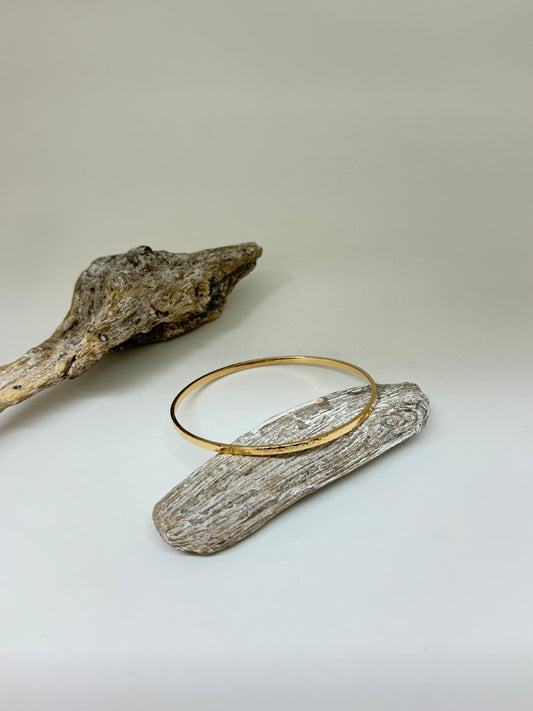 Bracelet Bangle Martelé Or 14 carats W Jewellery Bracelet Or Martelé