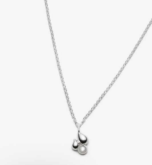 Collier goutte avec perle d’eau douce Camillette Fait à la main à Montréal Collier Goutte