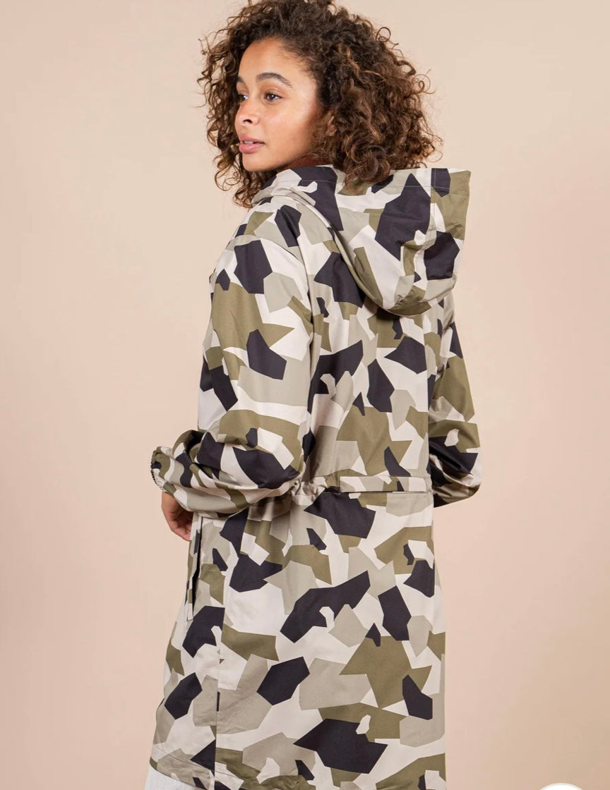 Imperméable Sac à dos 100% Polyester recyclé France Amelot Camo Flotte