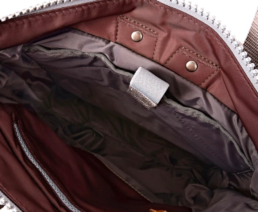 Sac à dos Bantry couleur Rocky road en nylon recyclé Taupe Ori London Bantry couleur Rocky road